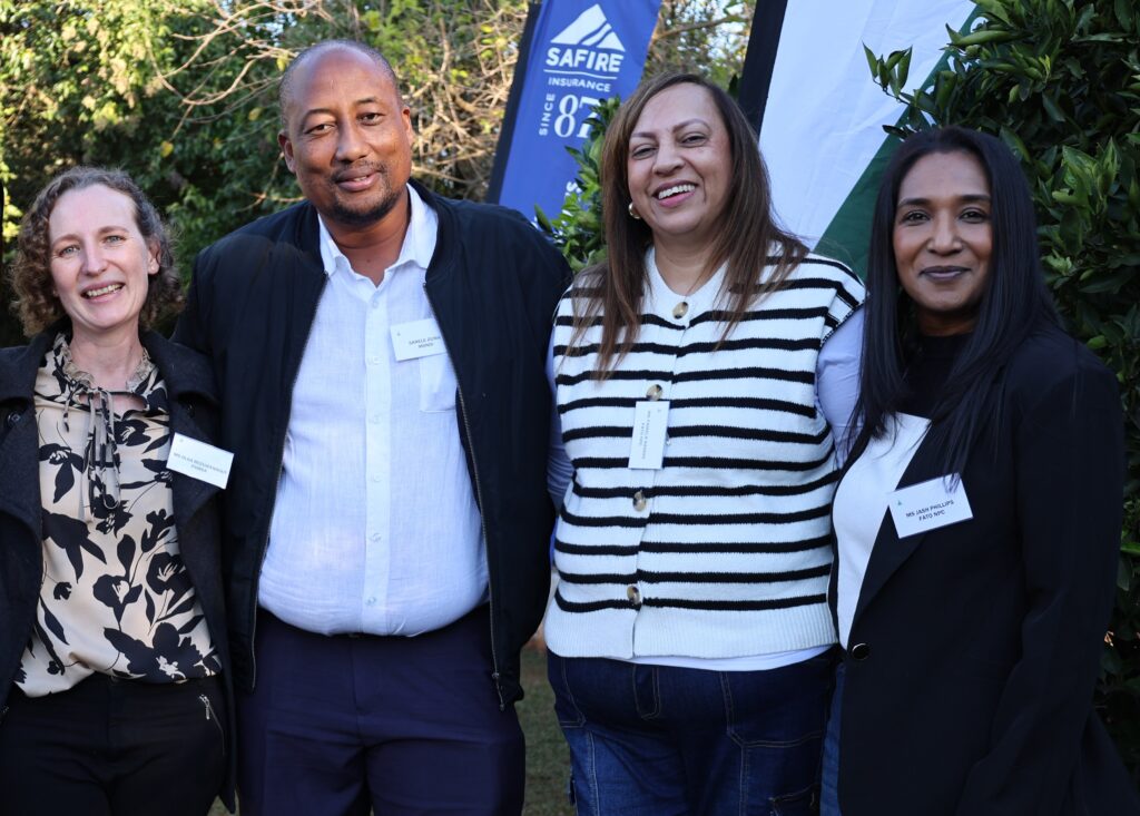 Olga Bezuidenhout, Sanele Zuma, Pamela Naidoo and Jash Phillips