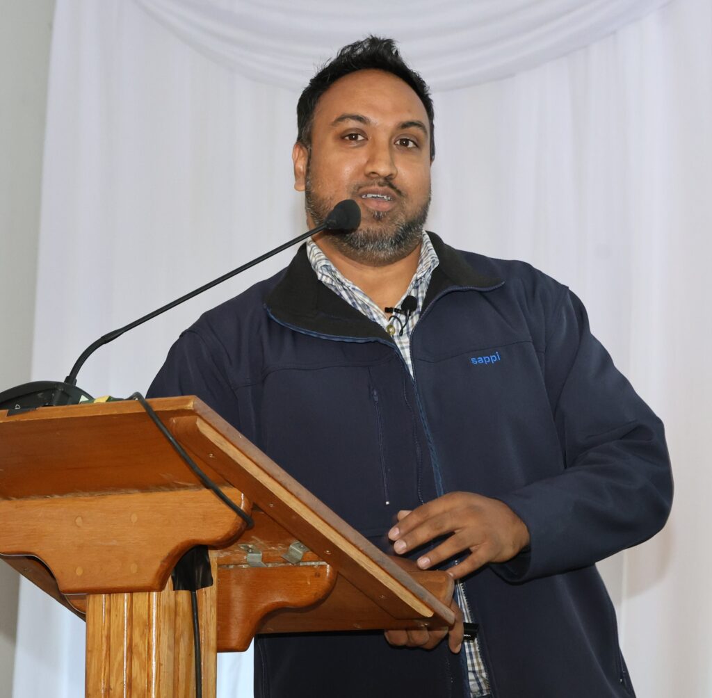 The topic of Dr Kabir Peerbhay's address was Forestry Flies Beyond Visual Line of Sight