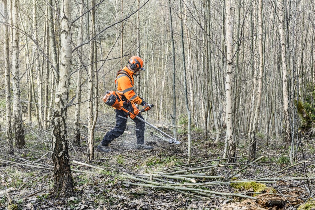 Clearing saws and brush cutters are indispensible tools for managing post-fire regrowth