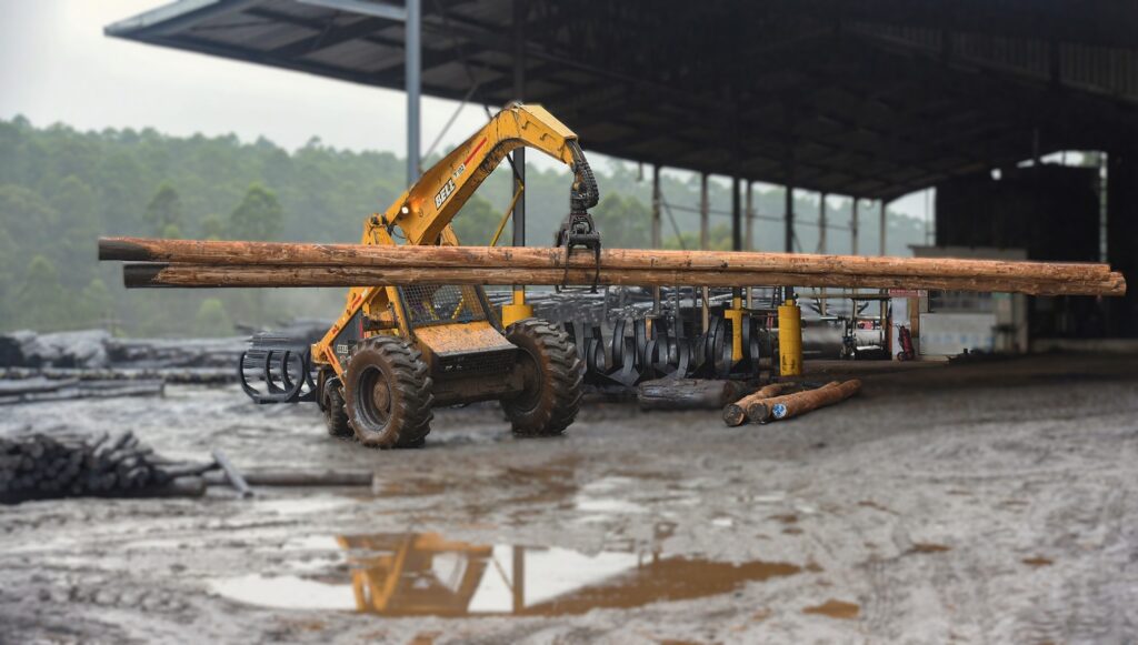 Khulani Timbers has 24 Bell Loggers that are indispensible for materials handling